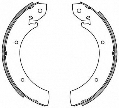 OPEN PARTS bsa213000 -  Комплект тормозных колодок
